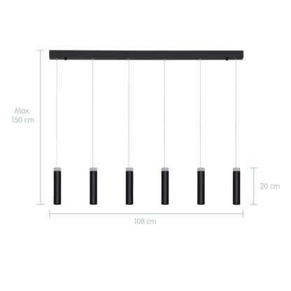 Masse SORIA LED-Hängeleuchte