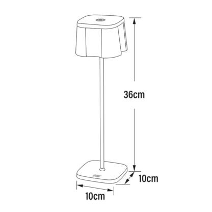 Masse NICE LED-Tischlampen mit Akku