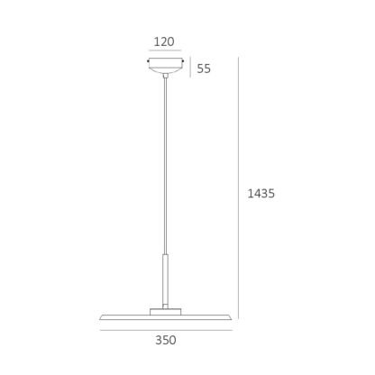 Masse LED-Hängeleuchten OSORNO von mondilux