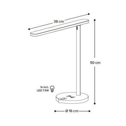 Masse MIOLA LED-Tischleuchten von mondilux