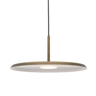 Dimmbare OSORNO LED-Hängeleuchte in bronze von mondilux