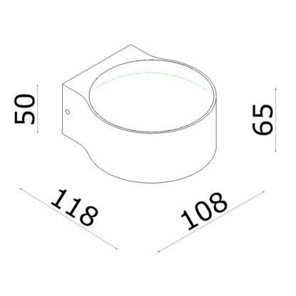 Masse HUDSON LED-Wandleuchten von mondilux